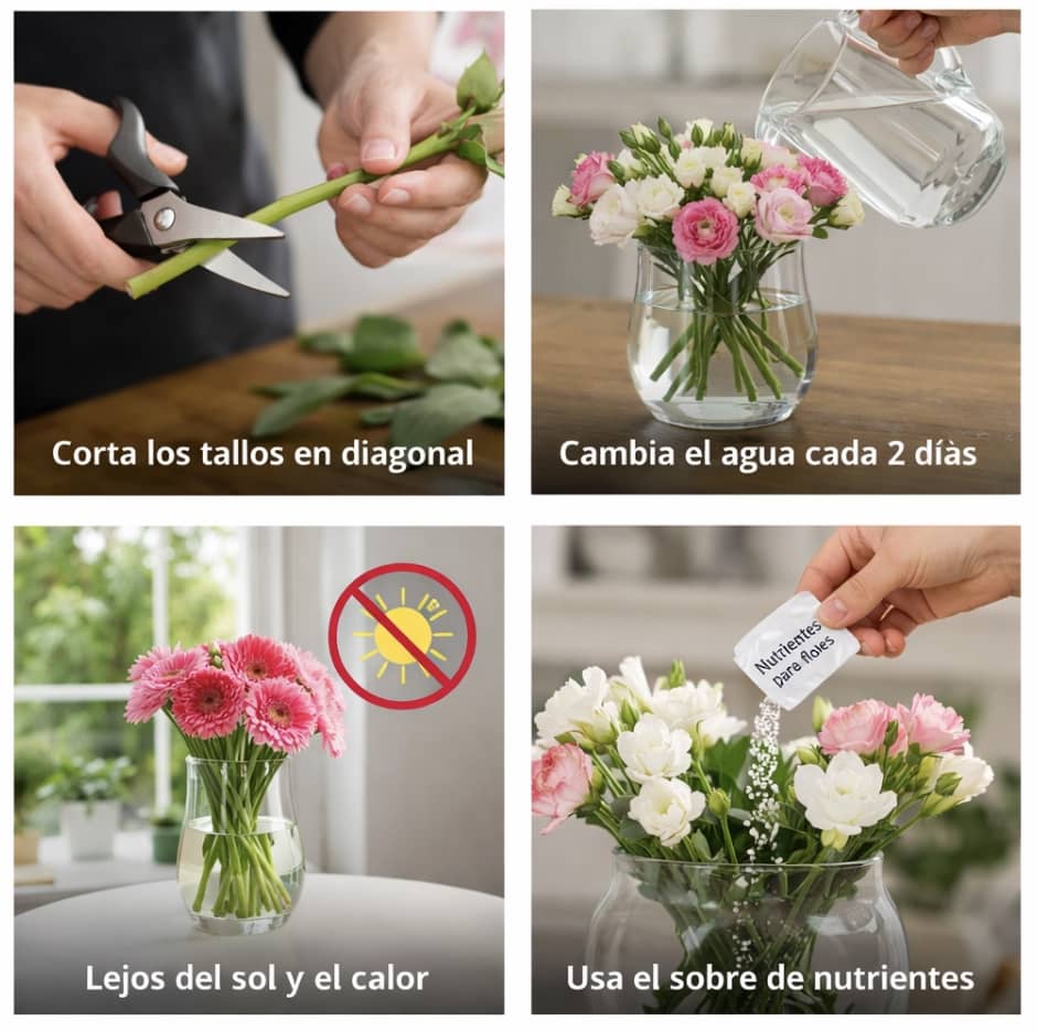 cuidados de flores