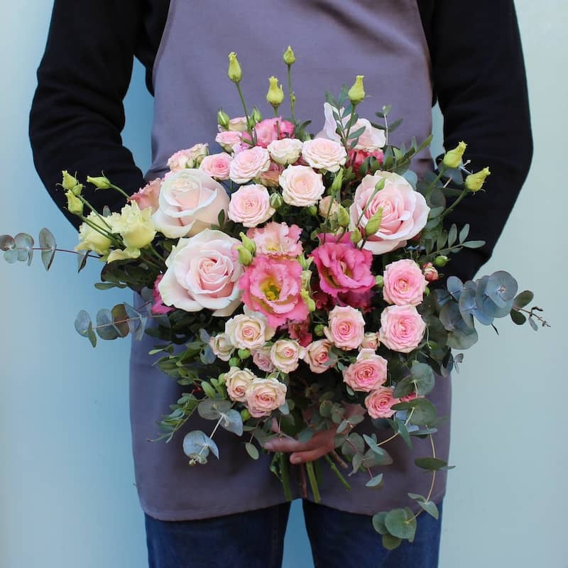 Ramo romantico pastel