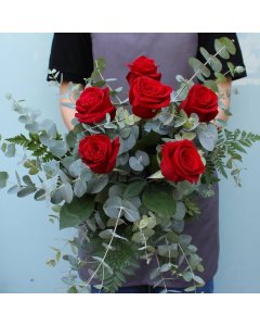 Ramo de 6 Rosas Rojas