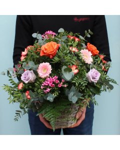 Centro de flores radiante