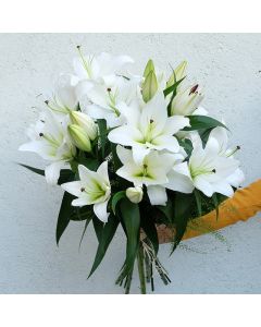 Ramo de lilium blanco