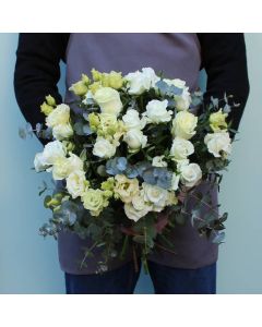 Ramo romántico blanco