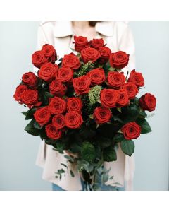 Ramo de Rosas Rojas de 70cm