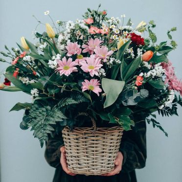 centro claveles tulipanes