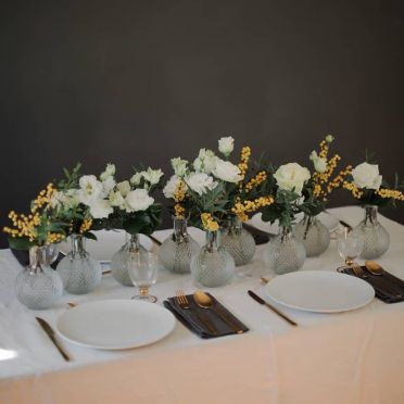 Mesa de Navidad Blanca