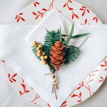 detalle navideño amarillo