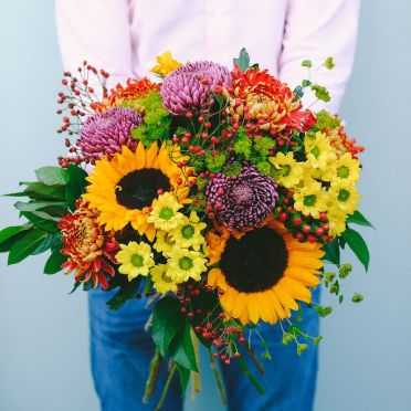 Ramo de Crisantemos de Otoño
