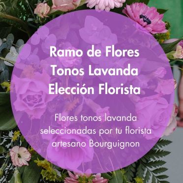 Ramo de flores lavanda elección florista
