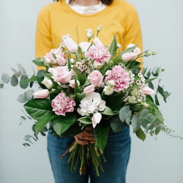 Pink Bouquet with Tulips