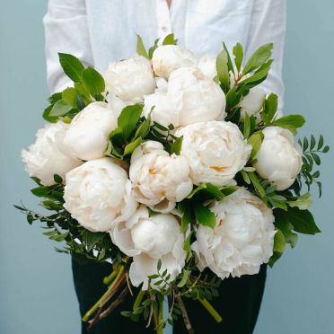 White Peony bouquet