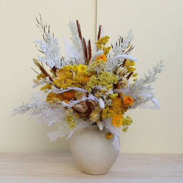 Ramo Seco Amarillo en Jarron