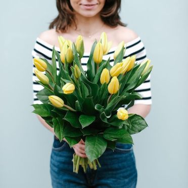 Bouquet Yellow Tulips