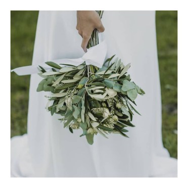 Ramo de novia de verdes