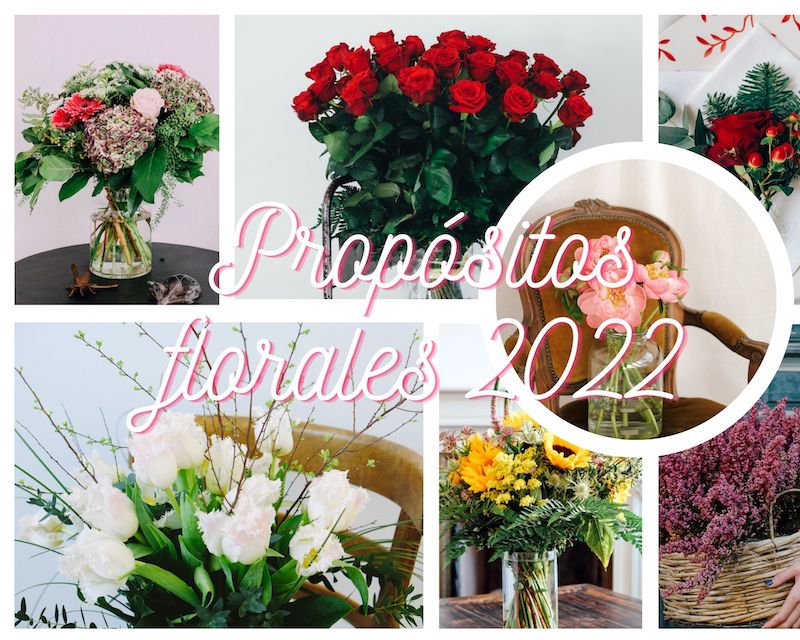 Propósitos florales de año nuevo - Calendario Floral