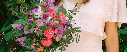 4 ideas florales para una boda bohemia