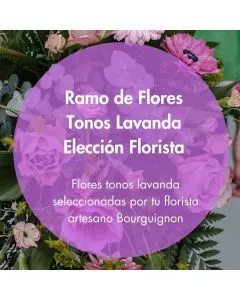Ramo de flores lavanda elección florista