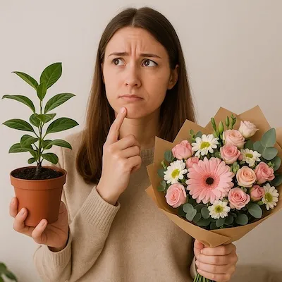 ¿Flores o plantas como regalo? Comparativa completa