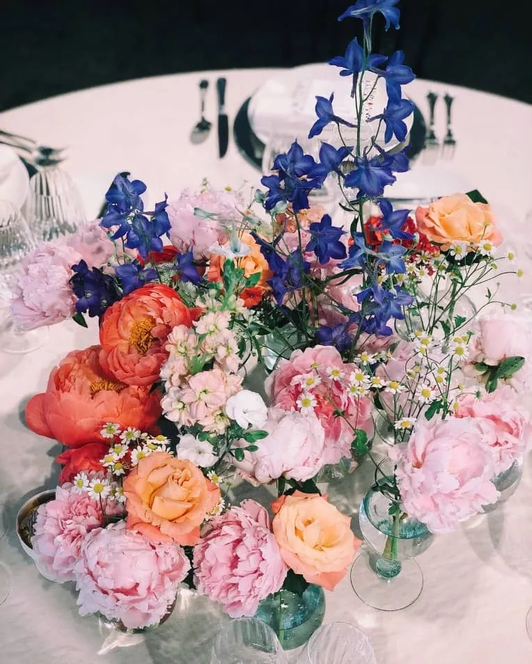 centros de flores para mesas de bodas