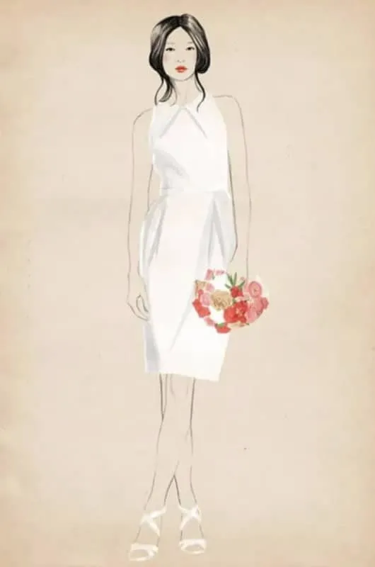 vestido de novia corto