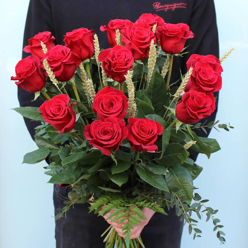 18 rosas rojas sant jordi