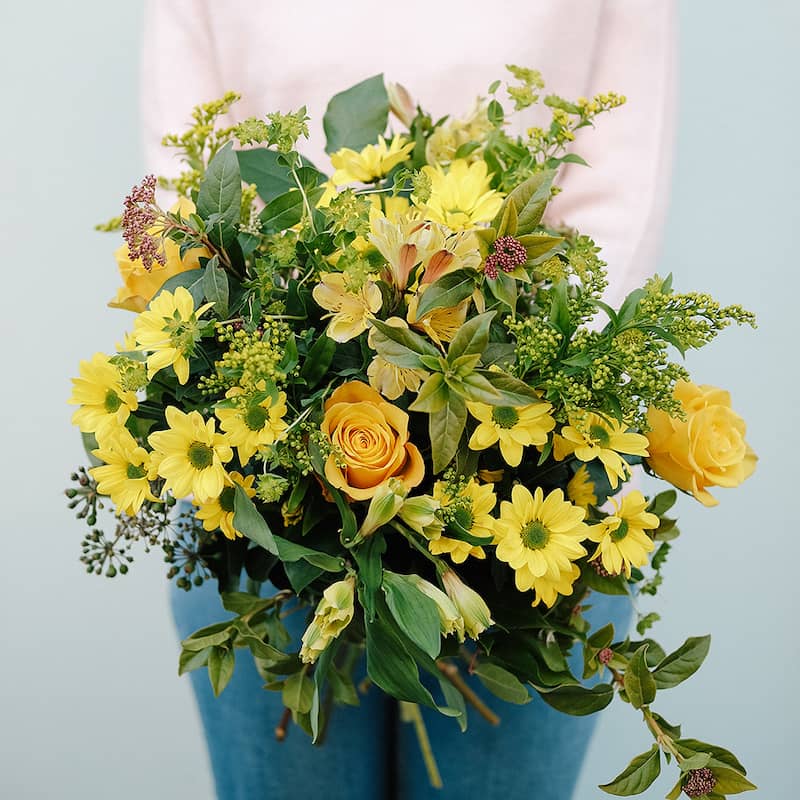 flores amarillas todos los santos