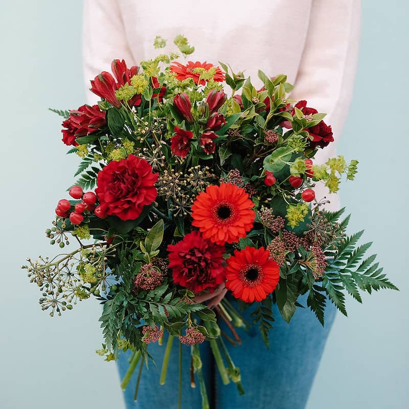 ramo rojo todos los santos