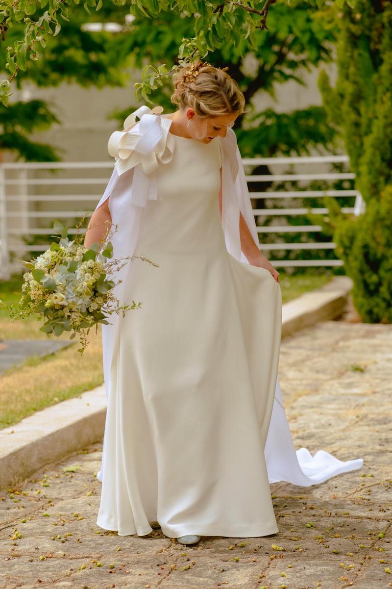 novia con ramo de novia