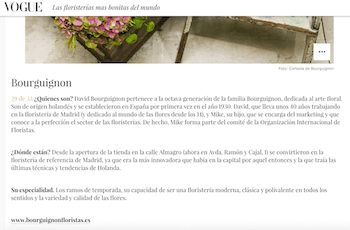 foto de bourguignon en la web de vogue