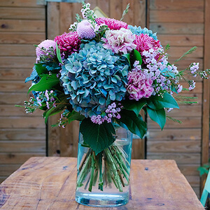 ramo hortensias colores