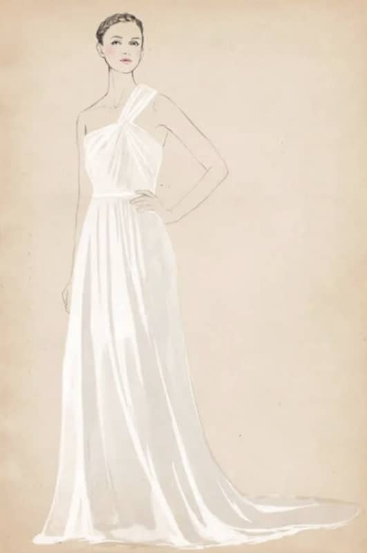 vestido linea a modificada