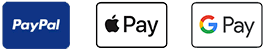 Paypal, Apple Pay, Google Pay